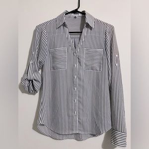 Express striped button down. Women’s XS. Like new